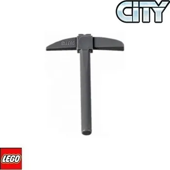 Stavebnice LEGO LEGO® Příslušenství k figurkám LEGO Krumpáč / 3841 tmavě šedý 3841