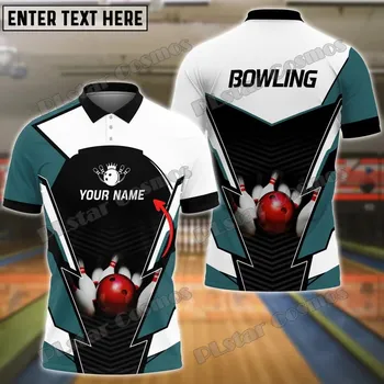 Dámské tričko Unisex tričko Bowling pro hráče s lebkou 3D CS3338 Velikost: 3XL, Barva (Varianta): barva 11
