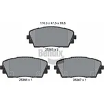 Sada brzdových destiček, kotoučová brzda BENDIX Braking BPD1426