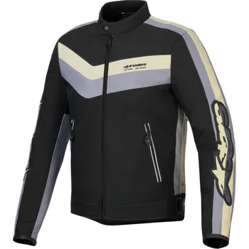 Moto bunda Bunda T-DYNO WATER RESISTANT, ALPINESTARS (černá/tmavě šedá/béžová) 2026 (Velikost: 4XL)
