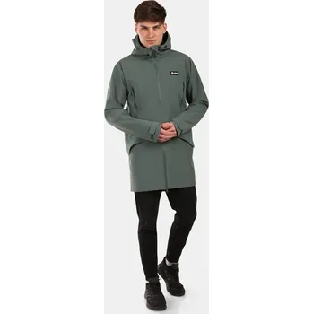 Pánský kabát Pánský outdoorový kabát KILPI Ayra khaki Velikost: S