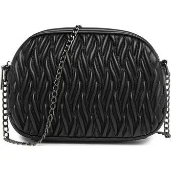 Kabelka Miss Lulu Kabelka přes rameno s řetízkovým popruhem černá MSM2449