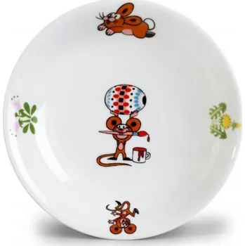 Talíř Thun 1794 Krteček a Velikonoce, hluboký talíř, 20 cm, český porcelán, Thun
