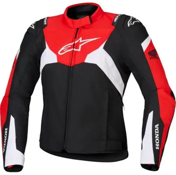 Sportovní oblečení Bunda STELLA T-JAWS V4 WATERPROOF HONDA kolekce, ALPINESTARS, dámská (černá/červená/bílá) 2026 (Velikost: XL)
