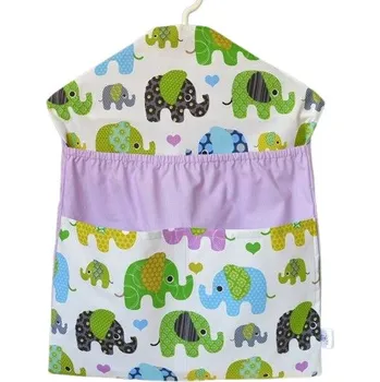 školní kapsář Šatoli.cz Kapsář/pytel na ramínko do školky fialková Sloni