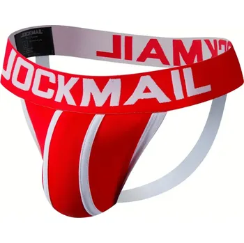 Pánské erotické prádlo JOCKMAIL - Jocks - modrá / červená / černá / námořnická modrá Barva: Červená, Velikost: XL