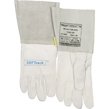 Pracovní rukavice Svářecí rukavice z rubové telecí kůže SOFTouch™ | 10-1005 L