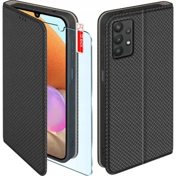 Pouzdro na mobilní telefon Flipové pouzdro KrainaGSM pro Samsung Galaxy A32 4G černé