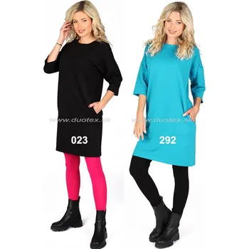 Dámské šaty EVONA Dámské šaty Rosa Barva: 023-čierna, Velikost: XL