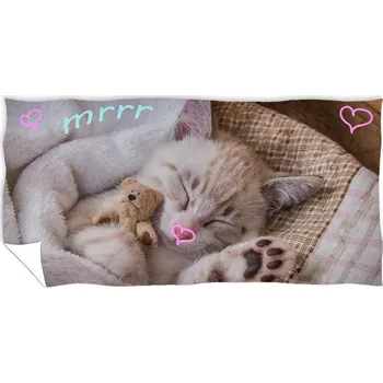 Froté osuška Koťátko s medvídkem