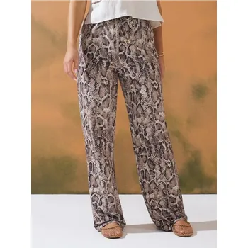 Dámské kalhoty Sinsay - Kalhoty wide leg - vícebarevná - 271DO-MLC - 271DO-MLC-L