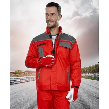 pracovní blůza 2STRONG bunda montérková červeno-šedá