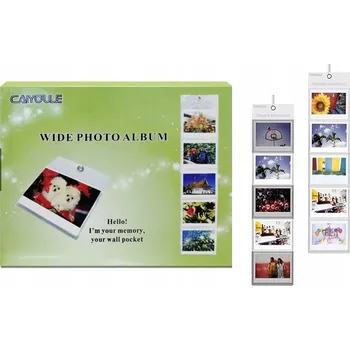 Fotoalbum Závěsný nástěnný album na 5 fotografií 11 x 8 cm pro Fuji INSTAX WIDE 200 300 EVO