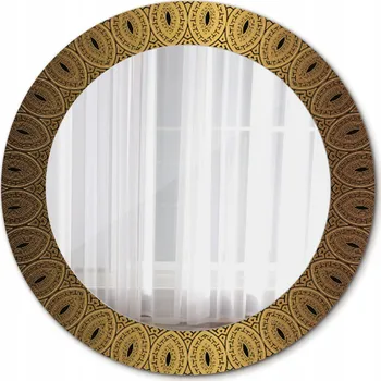 Zrcadlo Zrcadlo závěsné se skleněným rámem Řecký ornament 60
