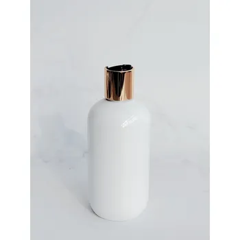 Dávkovač mýdla Dávkovač mýdla BELA 300 ml bílý s černo-zlatým DISC TOP