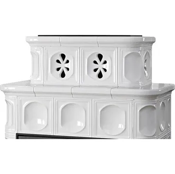 Krbová kamna ABX, spol. s.r.o. ABX KARELIE exklusive kachlová kamna 5-12kW, rovný sokl, perle