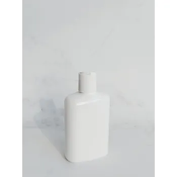 Dávkovač mýdla oválný LUNA 250 ml bílý s bílým DISC TOP