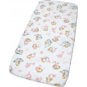 Prostěradlo PROSTĚRADLO 180x80 cm S GUMOU DO POSTÝLKY BAVLNA Kerstin