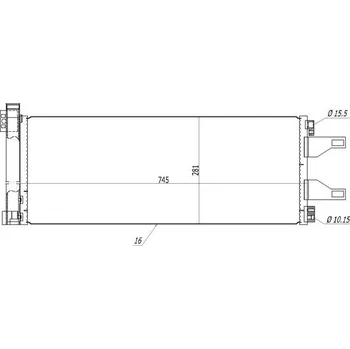 Výparník klimatizace Kondenzátor, klimatizace HART 608 187