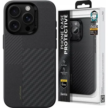 Pouzdro na mobilní telefon Benks Montage Magnetic Armor Air Kevlar pro Apple iPhone 16 Pro černý