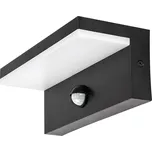 Černé fasádní LED svítidlo s pohybovým čidlem Zaragoza 9W IP54 CCT - Rabalux - 77115 - 77115