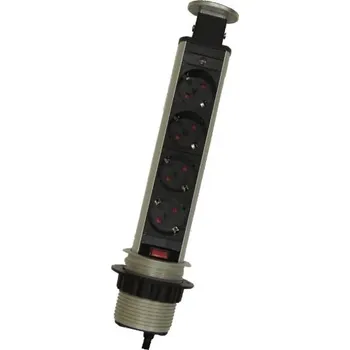 Elektrická zásuvka MOVETO výsuvná zásuvková lišta 541051