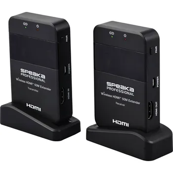 SpeaKa Professional SP-HDE-320 HDMI bezdrátový přenos (sada) 50 m 5 GHz 1920 x 1080 Pixel