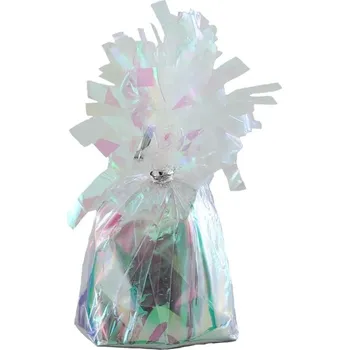 Balónek Závaží fóliové perleťové s úchytem 180g