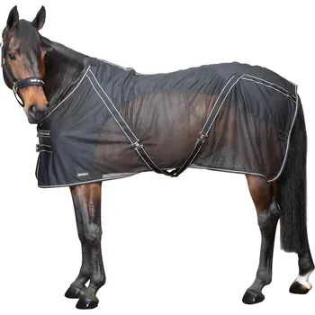 Vybavení pro koně BACK ON TRACK Deka odpocovací Sienna Back on Track, proti hmyzu, černá Délka zad: 165 cm