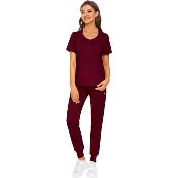 Dámská zdravotnická souprava SCRUB UNIFORM MODEL 42050 BORDOVÁ VELIKOST L