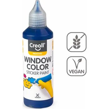 barva na zeď Creall barva na sklo Window color, 80 ml, tmavě modrá