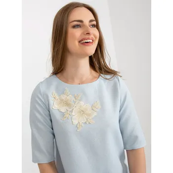 Dámská košile Halenka LK BZ 506609.77 světle modrá 36