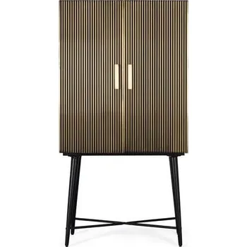 Organizace kuchyně Luxusní Art-Deco vysoká skříňka Sambhal 163cm mango
