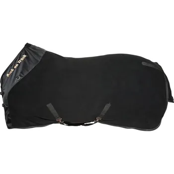 Deka pro koně BACK ON TRACK Deka odpocovací Supreme Back on Track, fleecová, černá Délka zad: 135 cm