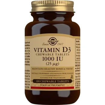 Solgar Vitamín D3 1000 IU (25 µg) 100 tbl