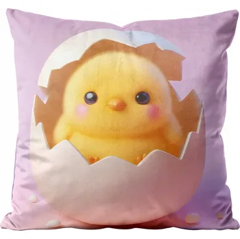 Polštář VELIKONOČNÍ POVLEČENÍ na polštář SAMETOVÉ VELVET 40x40cm Velikonoce DÁREK