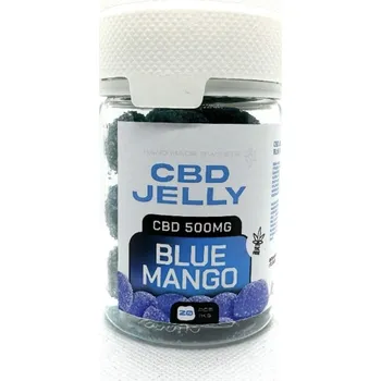 CZECHCBD CBD Jelly 500 mg - modré mango, 20 ks
