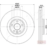 Brzdový kotouč ASHIKA 60-0L-L17C