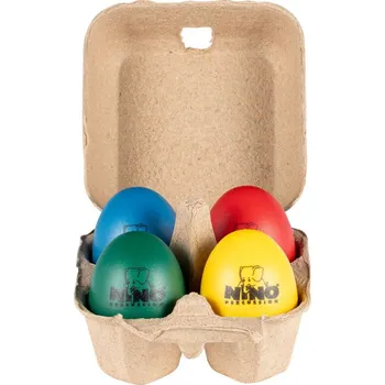 Perkuse NINO Percussion NINOSET20 Egg Shaker Box - 4 Pcs