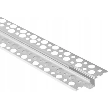 LED osvětlení LED Profil Zapuštěný Anodovaný + transparentní kryt 2m Ecolight