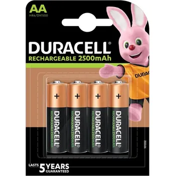 Elektronika Duracell AA-4 NiMh Accu (2500mAh) STAY CHARGED
