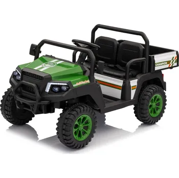 Dětské elektrovozidlo KidVolt PREMIUM Dětský elektrický pick-up Champion | 400W | zelená