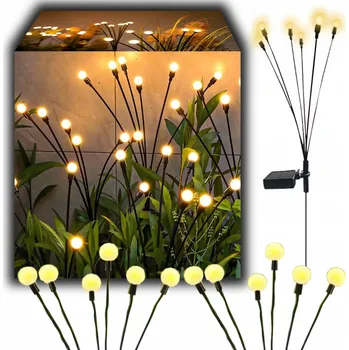 Venkovní osvětlení Solární lampa zapichovací Focla bílá 70 cm 2 ks