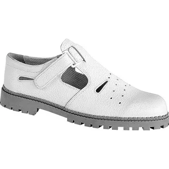 Pracovní obuv Kožený sandál MAREK bílý 45