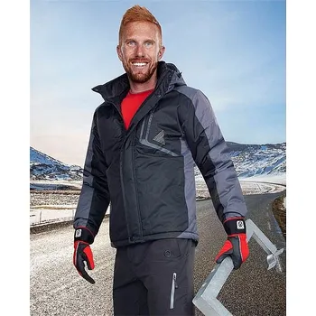 Pánská bunda Zimní bunda ARDON®YORK černo-šedá - černá / S / S / černá