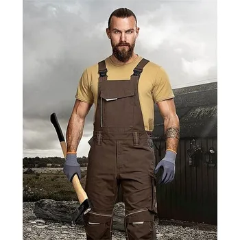 pracovní kraťasy URBAN+ laclové hnědé zkrácené