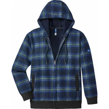 pracovní blůza CURRIS termokošile modro/šedá kostka