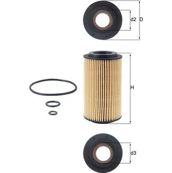 Olejový filtr Olejový filtr MAHLE OX 153D3