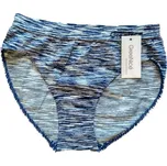 Dámské bezešvé melírované kalhotky Greenice 3822 Barva: Modrá, Velikost: XXL-3XL