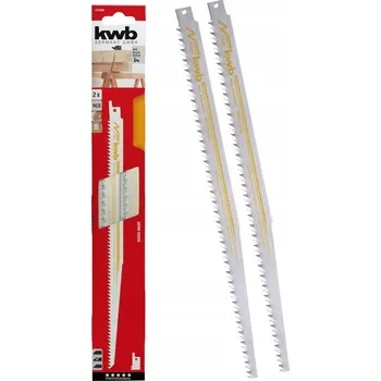 PILOVÉ LISTY NA DŘEVO PRO PILU OCASKU (LIŠTU) 2 KS, 305 MM. KWB